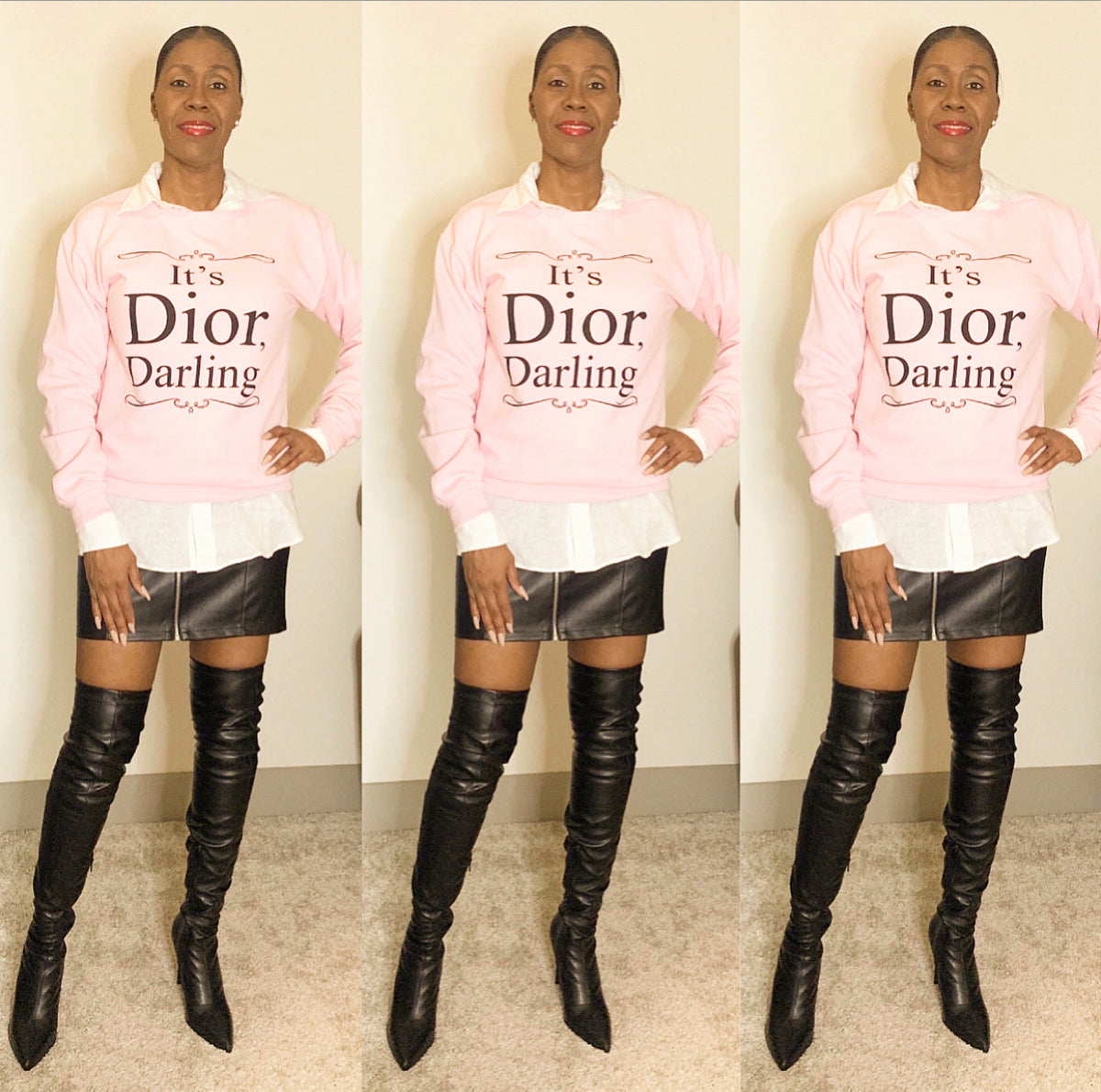 Dior sweatshirt online pink